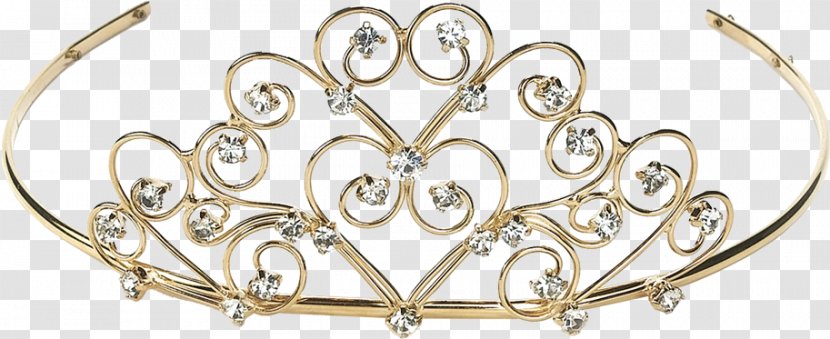 Tiara Gold Crown Diamond Bride Transparent PNG