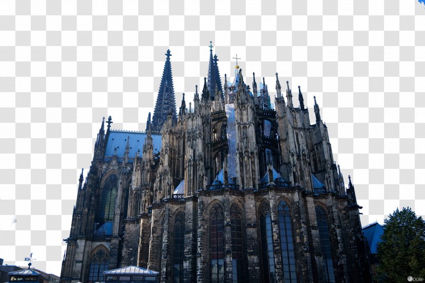 Cologne Cathedral Mainz Paris Rhine - Panorama Transparent PNG