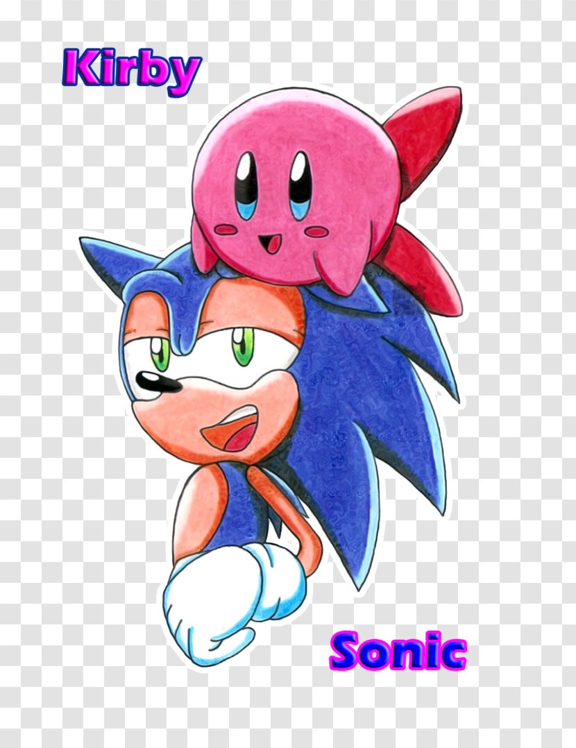 Kirby's Epic Yarn Sonic The Hedgehog Mario & At Olympic Games Kirby 64: Crystal Shards - Cartoon Transparent PNG