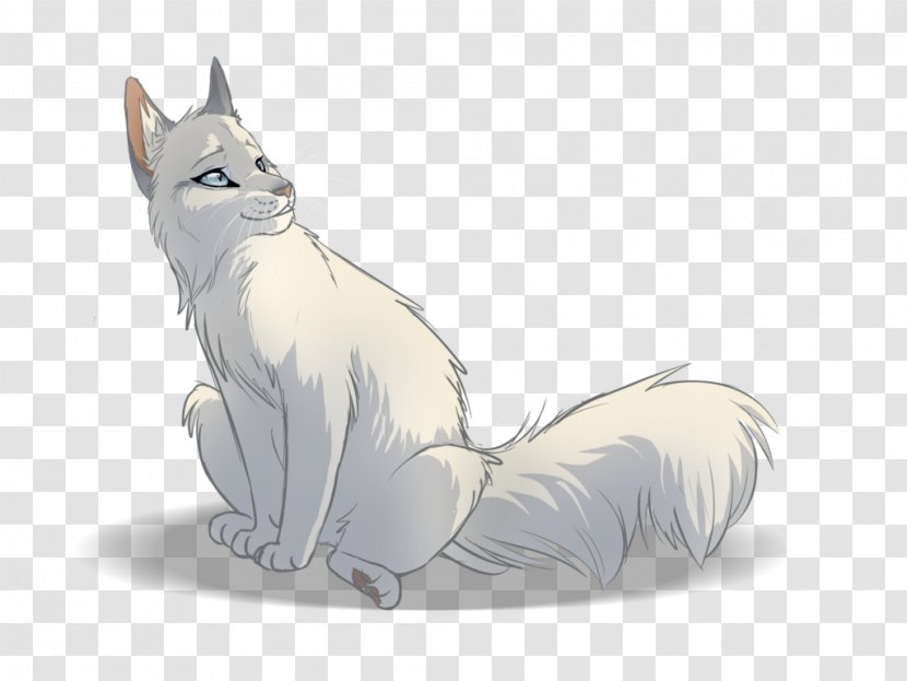 Bluestar's Prophecy Whiskers Maine Coon Snowfur Warriors - Drawing Transparent PNG