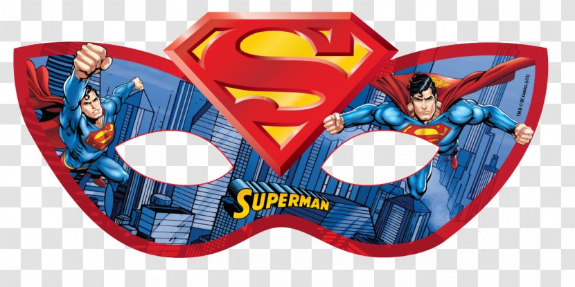 Superman Mask Toy Party Costume - Birthday Transparent PNG