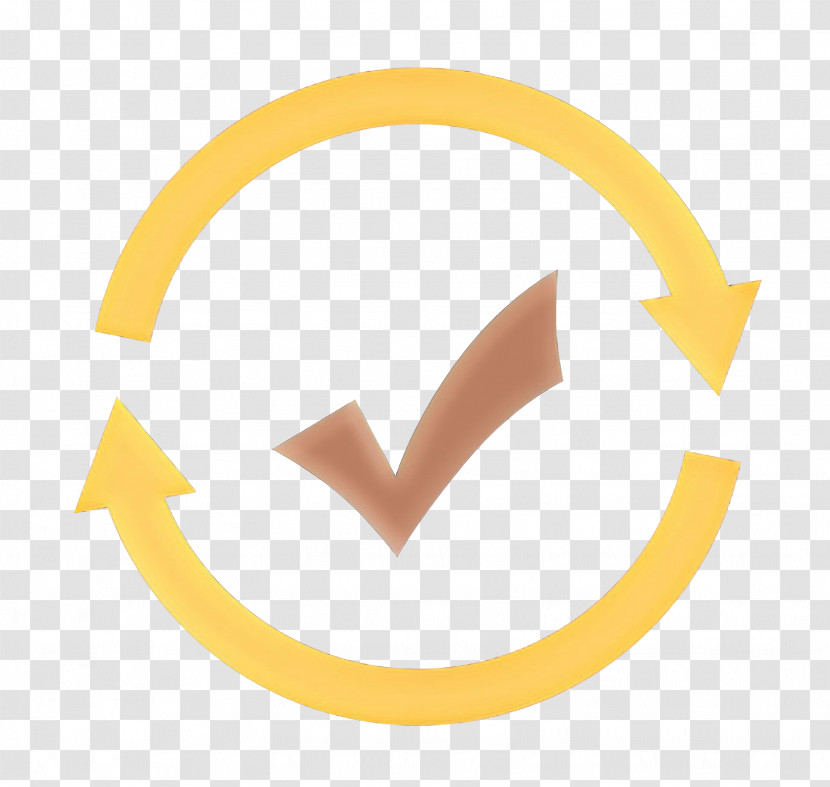 Yellow Logo Symbol Font Circle Transparent PNG