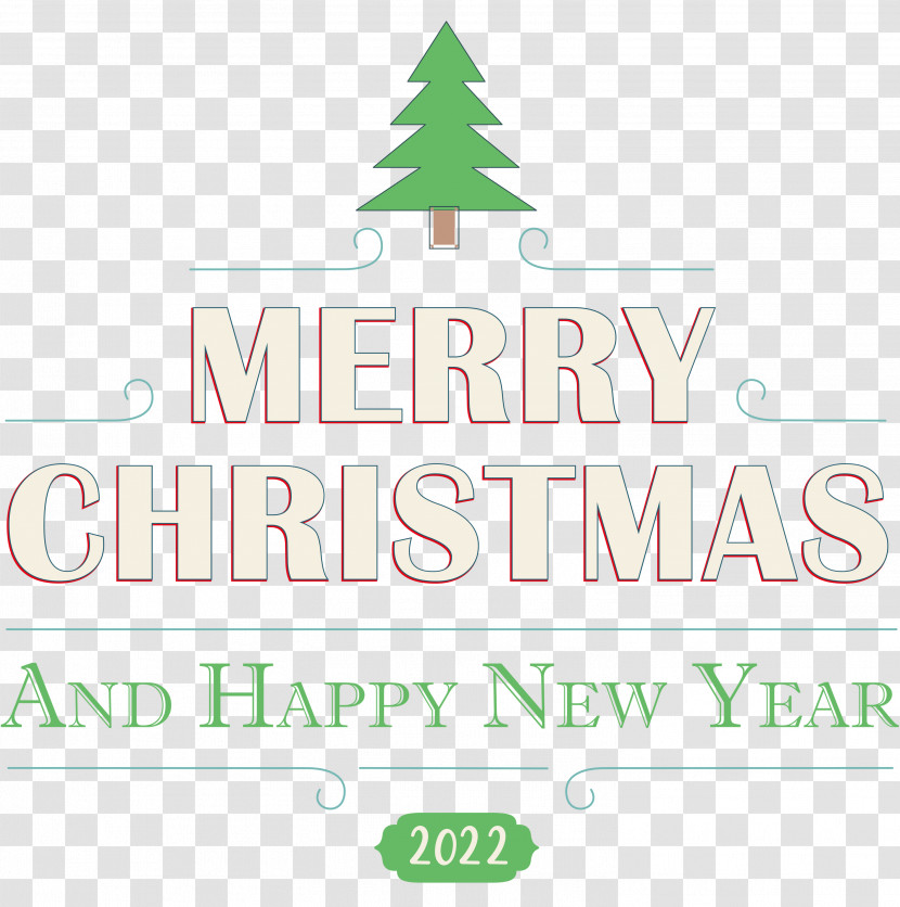 Merr Christmas Happy New Year 2022 Transparent PNG