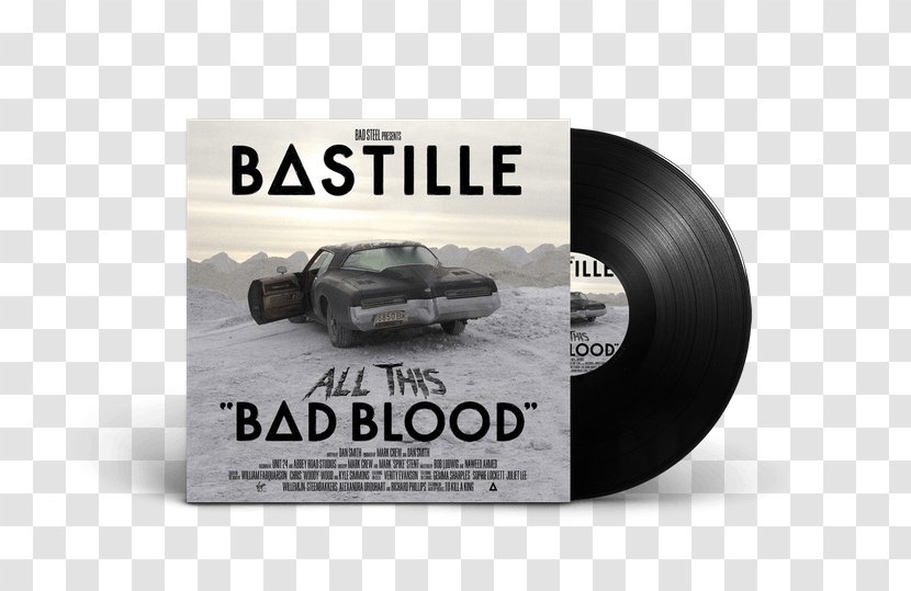 Bad Blood Bastille Pompeii Phonograph Record Song - Album - Skulls Transparent PNG
