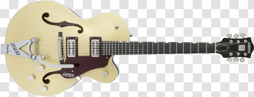 Gretsch White Falcon Electric Guitar Bigsby Vibrato Tailpiece - String Instrument Transparent PNG
