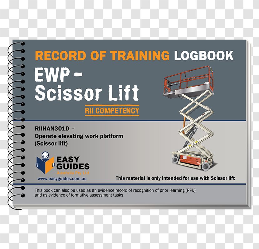 Aerial Work Platform Elevator Logbook Training Forklift - Occupational Safety And Health Administration - Scissor Lift Transparent PNG