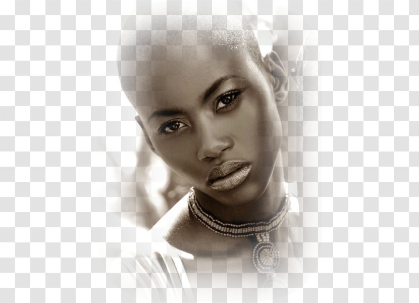 Black Is Beautiful Woman Hairstyle Model - Hair Transparent PNG