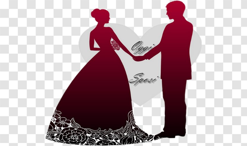 Wedding Invitation Convite Silhouette - Love - SPOSi Transparent PNG