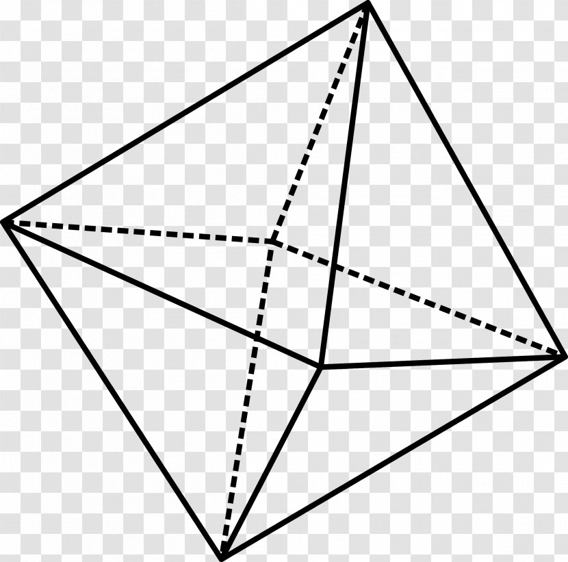 Octahedron Octahedral Molecular Geometry Mathematics Clip Art - Triangle Transparent PNG