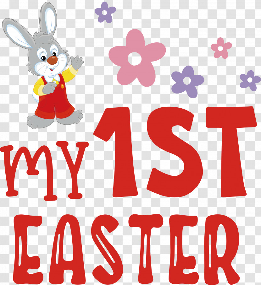 My 1st Easter Easter Bunny Easter Day Transparent PNG