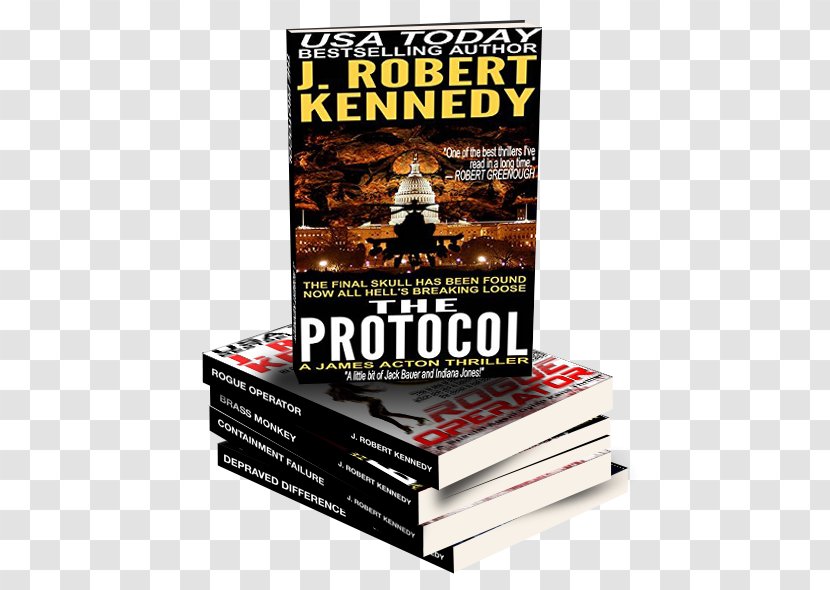Book Cover Retail J. Robert Kennedy - Advertising - Stacked Books Transparent PNG