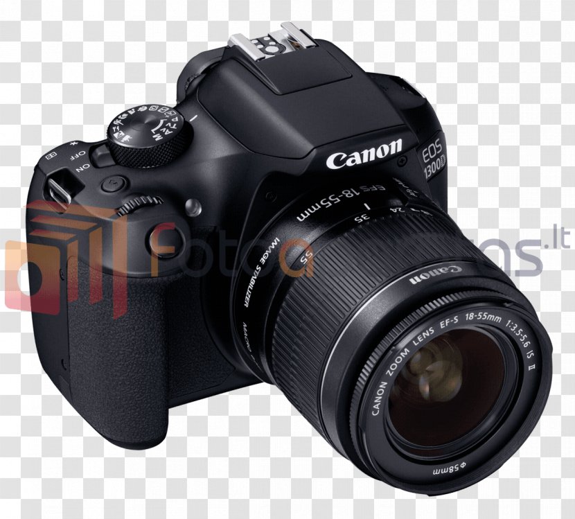 Canon EOS 1300D 1200D 1100D Digital SLR - Mirrorless Interchangeable Lens Camera - Cameras Optics Transparent PNG