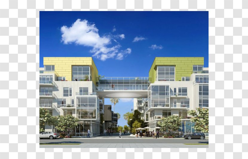 The Waverly Condominiums Downtown Los Angeles Ocean Avenue Real Estate - Daytime - Urban Florid Transparent PNG