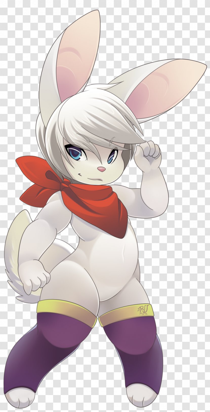 Easter Bunny Hare Rabbit Vertebrate - Heart - Tofu Transparent PNG