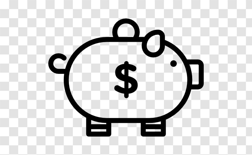 Piggy Bank - Funding - Symbol Line Art Transparent PNG