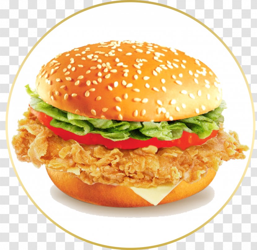 Hamburger Cheeseburger Aloo Tikki Chicken Sandwich Veggie Burger - Bun - Cheese Transparent PNG