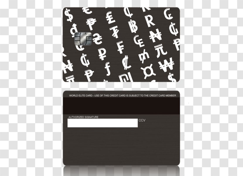 Brand Font - Text - Metal Card Transparent PNG