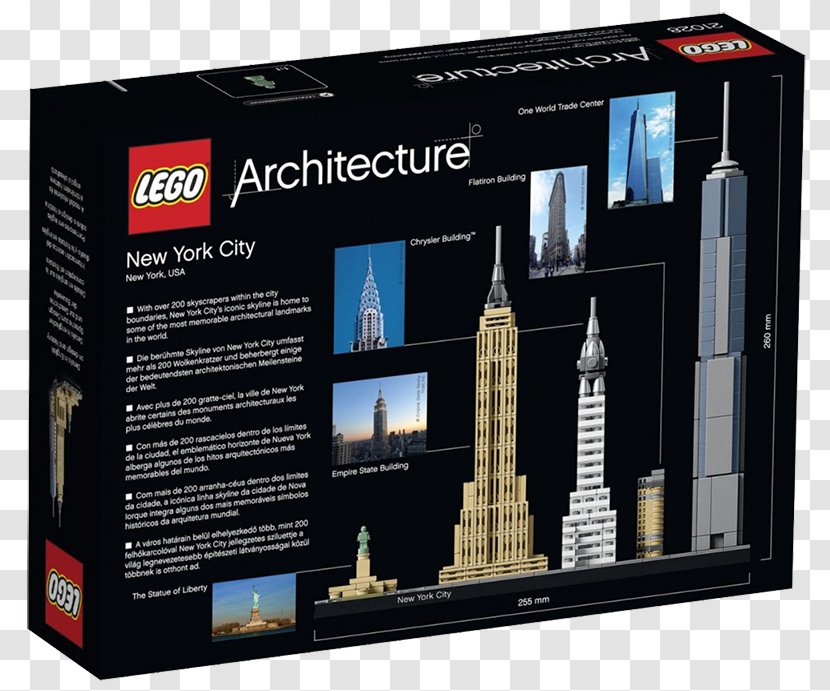 Flatiron Building Lego House Amazon.com Architecture LEGO 21028 New York City - Toy Transparent PNG