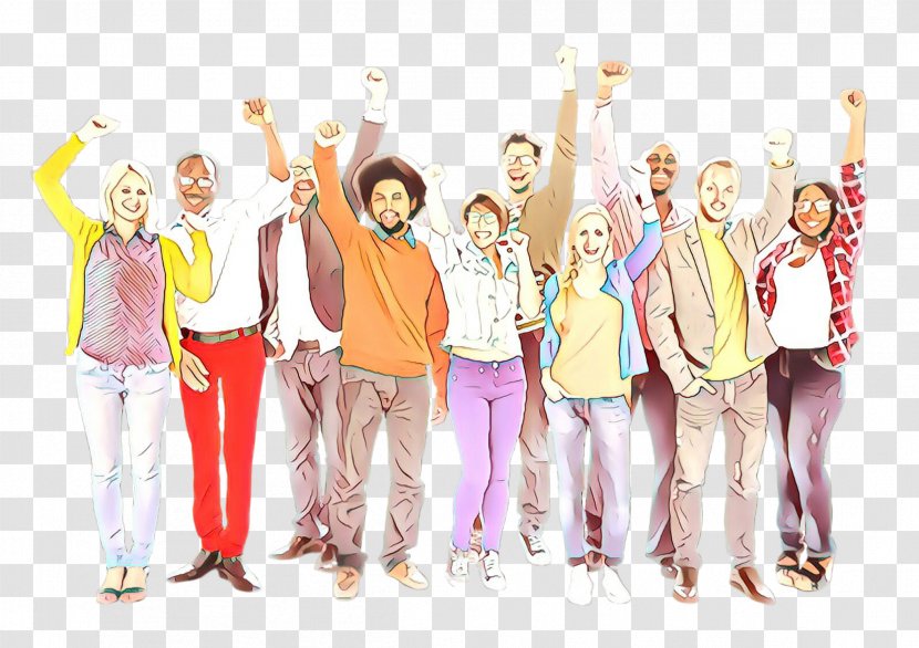 Social Group People Youth Fun Community - Gesture Happy Transparent PNG