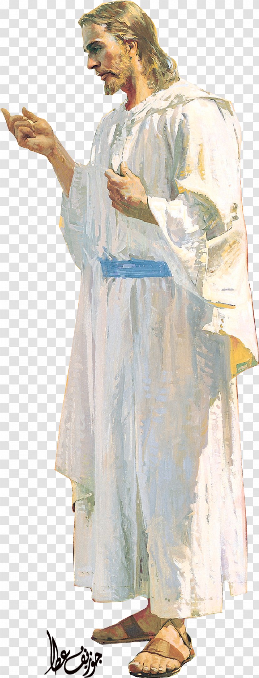 Jesus The Christ Painting Mormon Art Church Of Latter-day Saints - Costume Design Transparent PNG