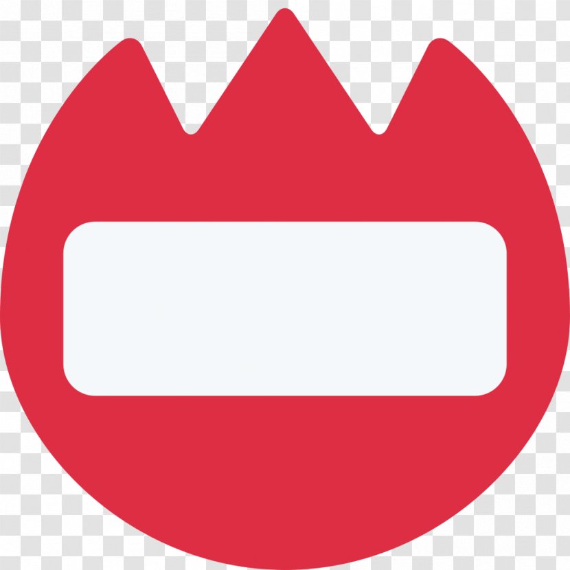 Emoji Name Tag Badge Symbol - Red Transparent PNG