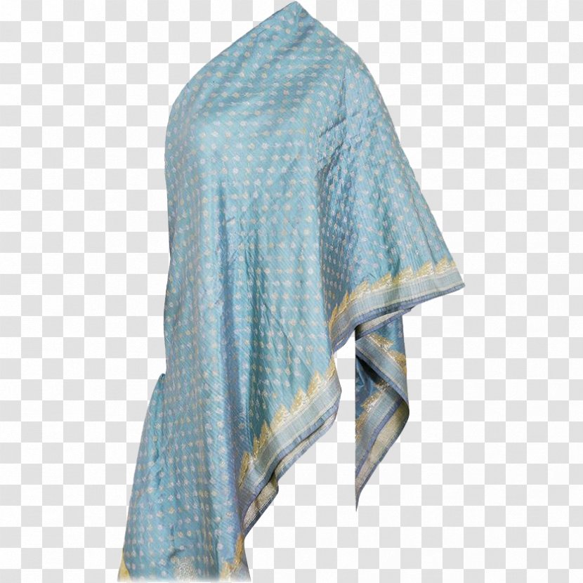 Silk Turquoise - Shawl - Scarf Transparent PNG