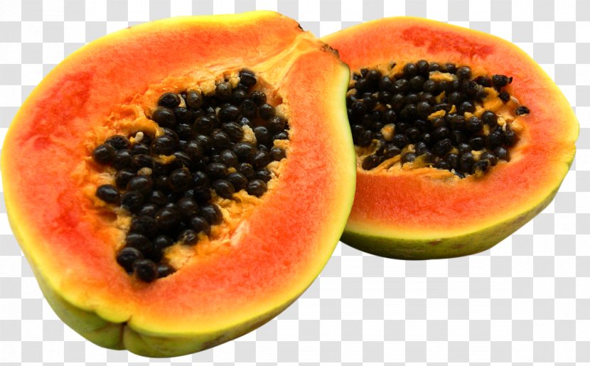 Papaya Fruit Papain Eating Health - Extract - Sliced Transparent PNG