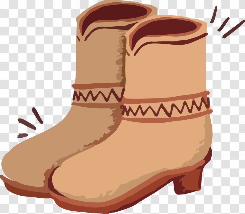Cowboy Boot Download - Bohochic - Shoes Decorative Vector Nordic Jewelry Transparent PNG