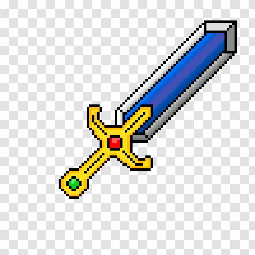 Pixel Art Image GIF - Sprite - The Three Musketeers Sword Transparent PNG