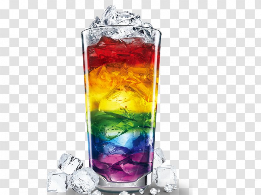 Cocktail Sangria Soft Drink Rum Rainbow Cookie - Ice Cube - Cubes And Colorful Drinks Transparent PNG