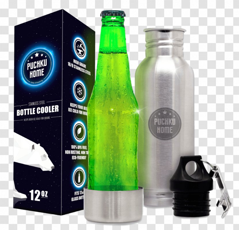 Glass Bottle Beer Fizzy Drinks - Plastic Transparent PNG