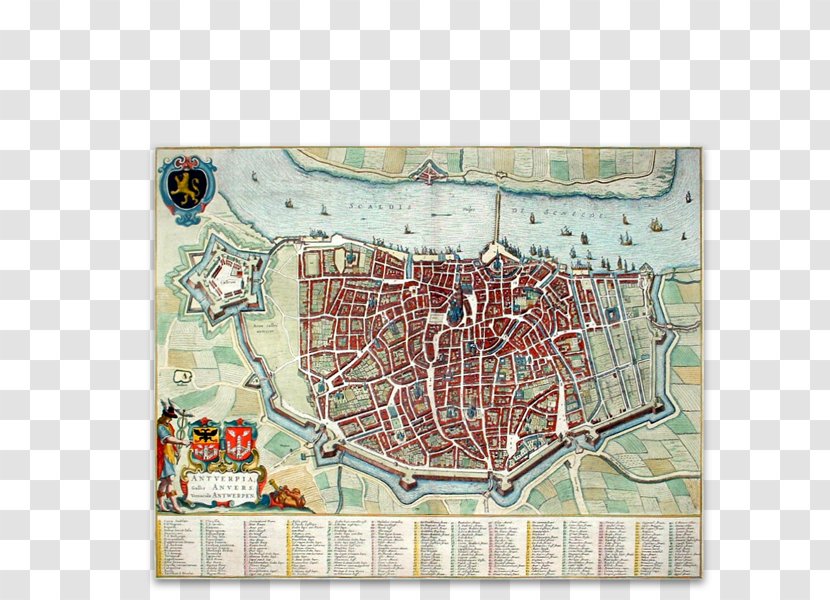 Antwerp Naarden Scheldt Atlas Cartography - Publisher - Cartogrpahy Transparent PNG