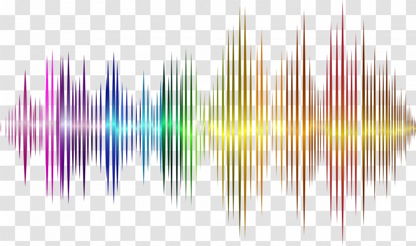 Wallpaper - Computer - Vector Rainbow Sound Wave Curve Picture Transparent PNG