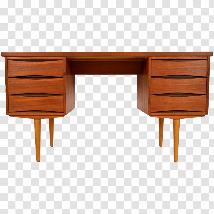 Desk Wood Stain Drawer - Table - Design Transparent PNG