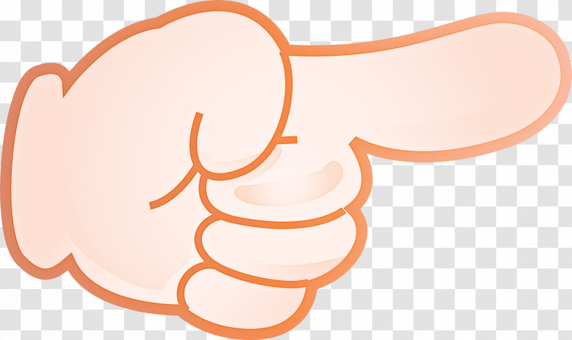 Finger Arrow Transparent PNG