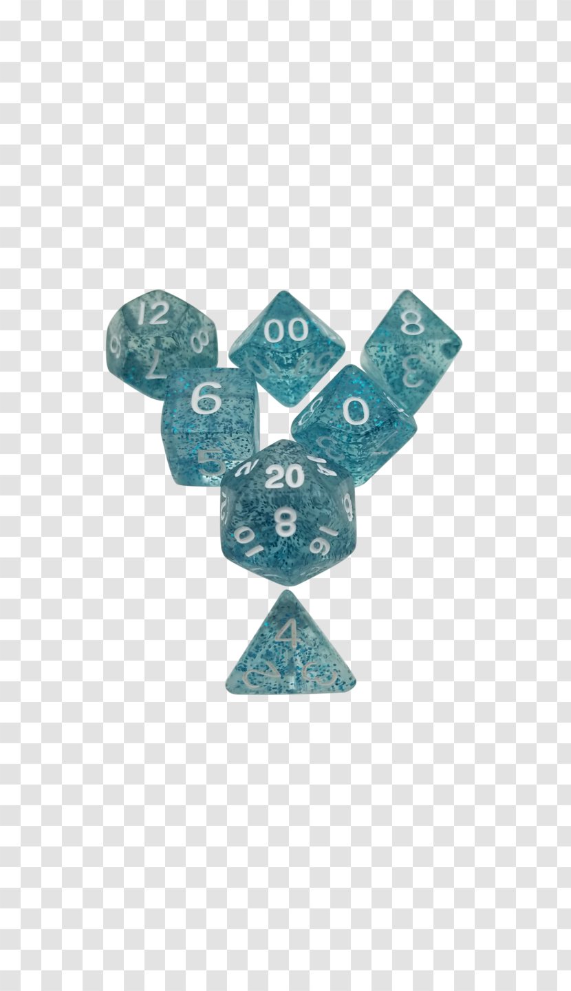 Turquoise - Jewellery - D20 Dice Transparent PNG