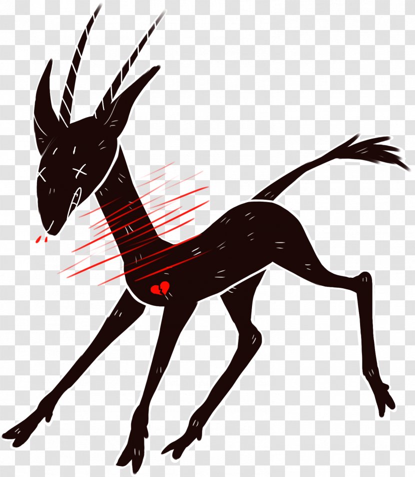 Reindeer Mustang Antelope Pack Animal Freikörperkultur - Antler Transparent PNG