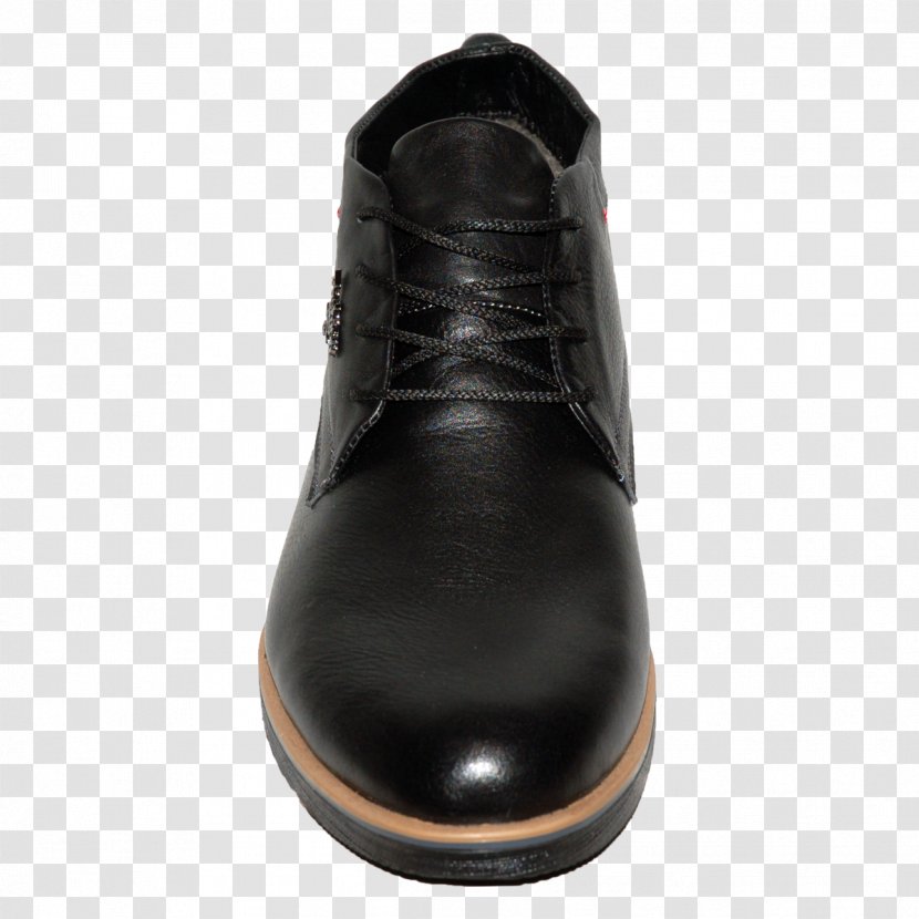 Leather Shoe Boot Walking Black M Transparent PNG