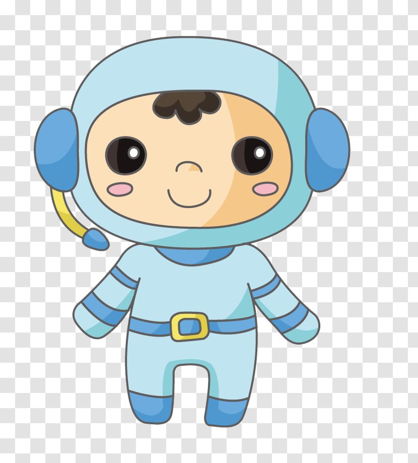 Astronaut Outer Space Cartoon Illustration - Frame Transparent PNG
