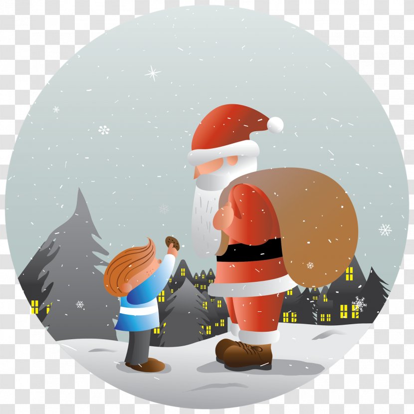 Santa Claus Christmas Ornament Transparent PNG