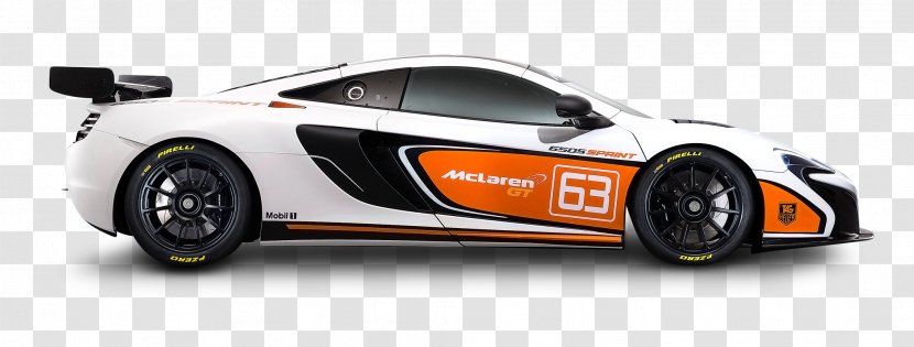 2015 McLaren 650S 12C F1 GTR Automotive - Mclaren Gtr - Sprint White Car Transparent PNG