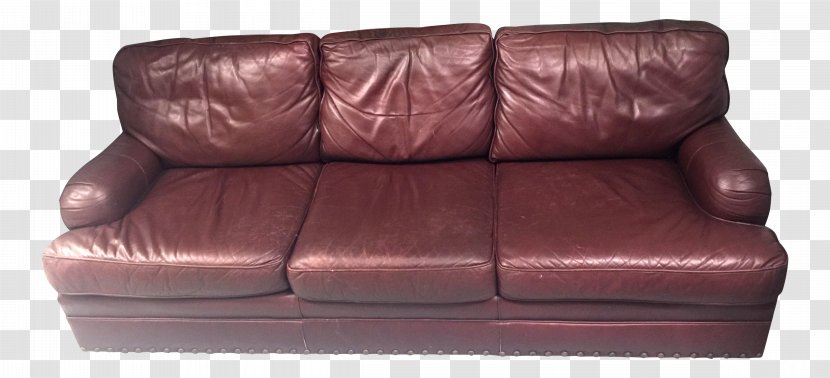 Loveseat Sofa Bed Couch Leather - Furniture - Chair Transparent PNG