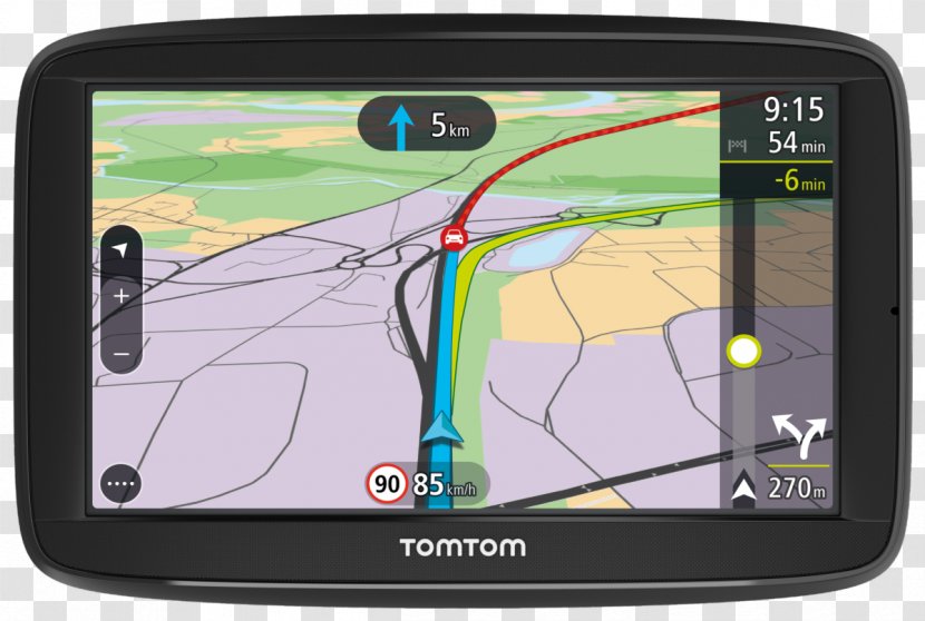 GPS Navigation Systems Car TomTom VIA 52 Automotive System - Gps Device Transparent PNG
