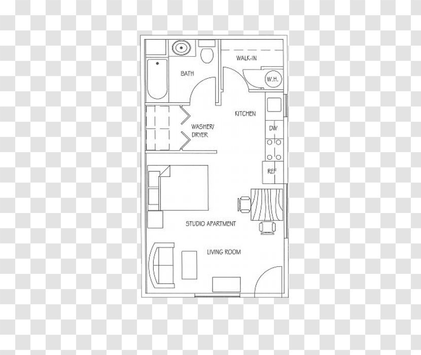 Floor Plan White - Drawing - Design Transparent PNG