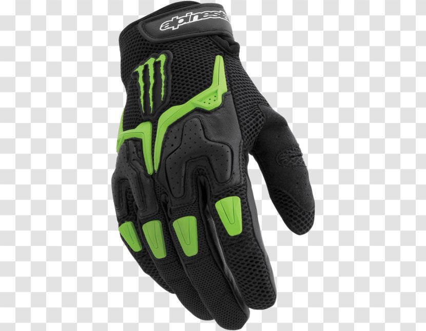 Monster Energy Cycling Glove Motorcycle Leather - Personal Protective Equipment Transparent PNG