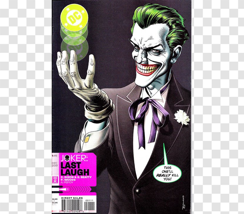 Batman: The Joker's Last Laugh Joker Harley Quinn - Comics Transparent PNG