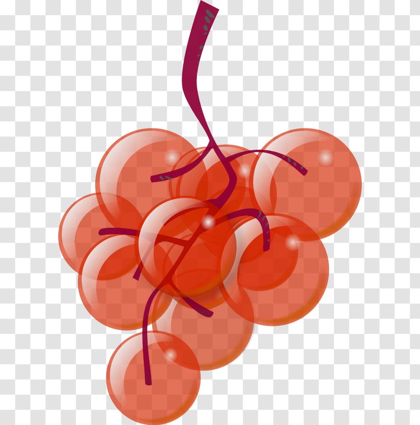 White Wine Grape Clip Art - Red Grapes Pictures Transparent PNG