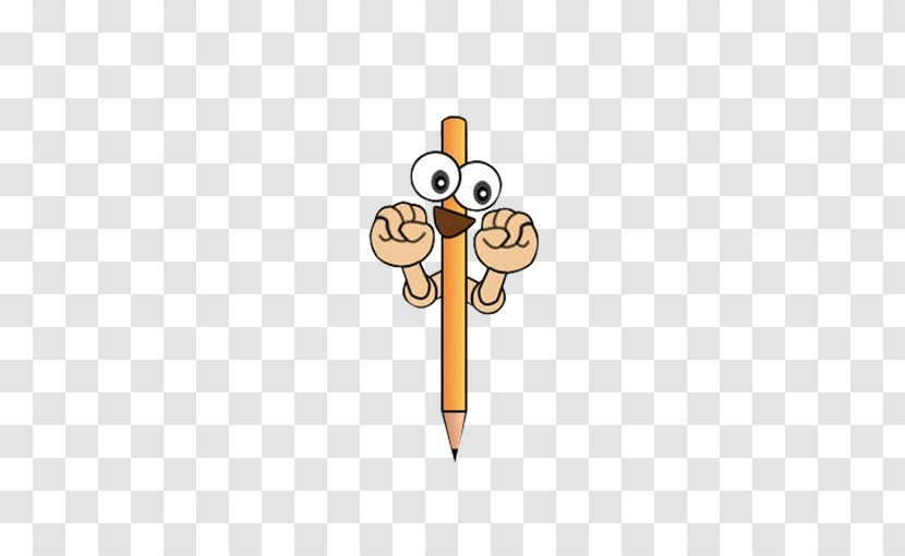 Cartoon Telugu Joke Illustration - Animal - Pencil Clenched Fist Transparent PNG