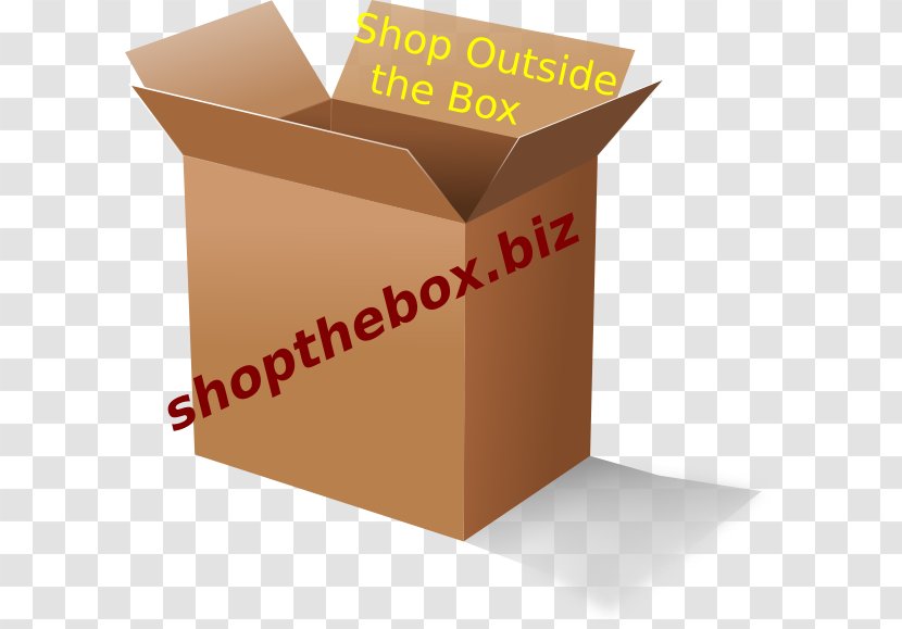 Cardboard Box Paper Clip Art - Outside Clipart Transparent PNG