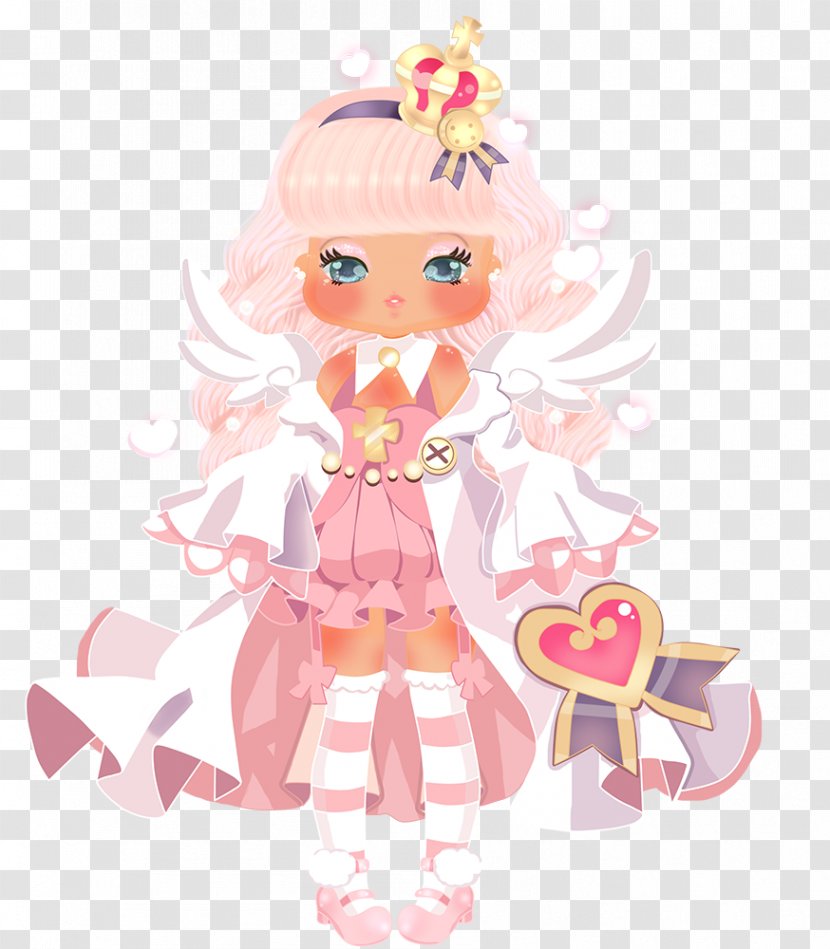Fairy Doll Pink M Cartoon - Figurine Transparent PNG